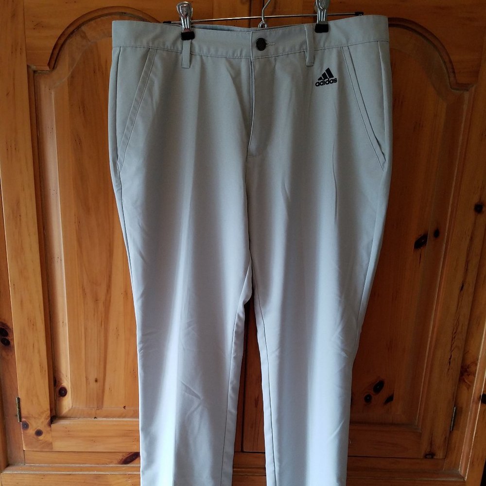 ADIDAS GOLF CLIMALITE 3-STRIPE PANT DM3080 Performance Lt Gray 32 x 32 Pants